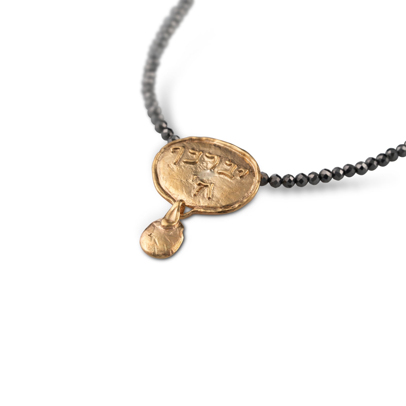 May Lord Bless You silver and gold plated