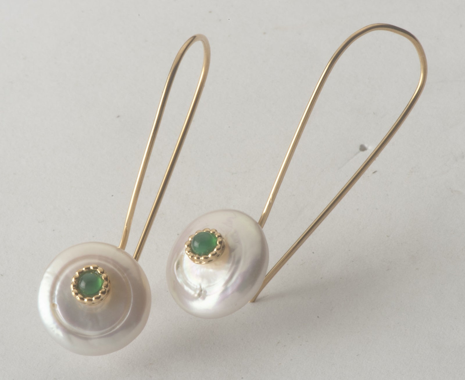 Gold Plated Queen Helene Drop Earrings