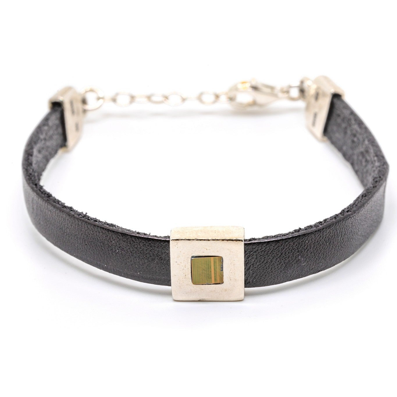 Leather Bracelet with the Jerusalem Nano Bible