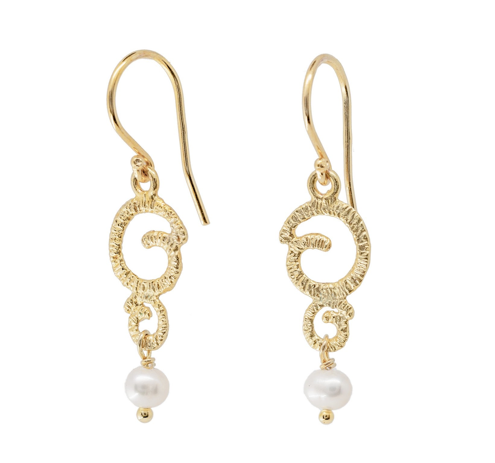 Royal Capital Drop Earrings