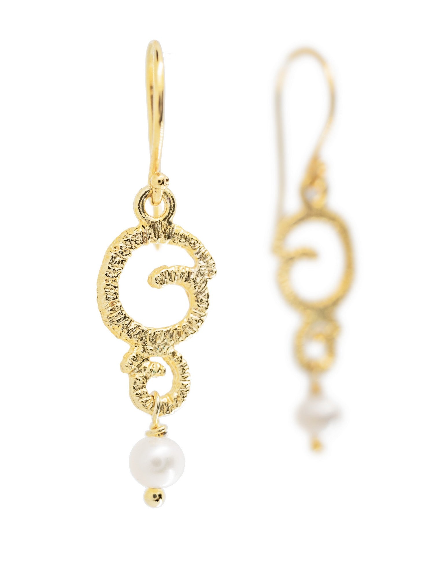 Royal Capital Drop Earrings