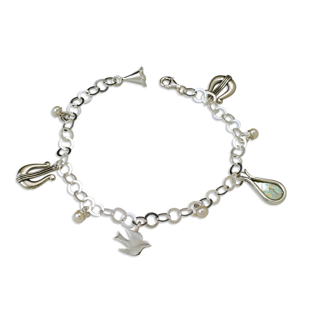 Sterling Silver Charm Bracelet