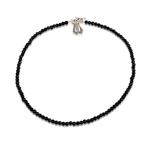 David&#39;s Harp Black Onyx Necklace.