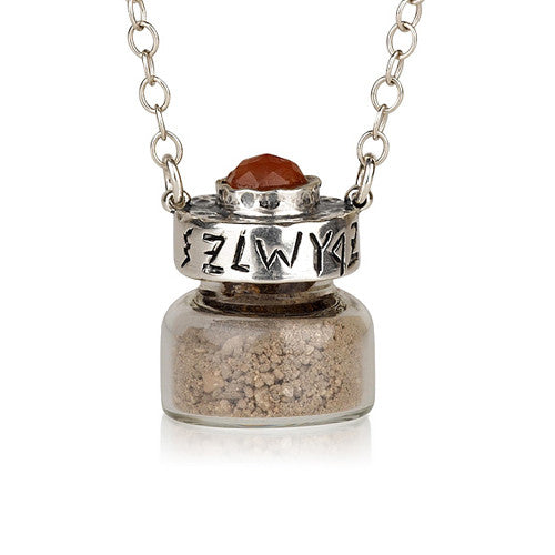 Temple Mount Soil Silver Necklace