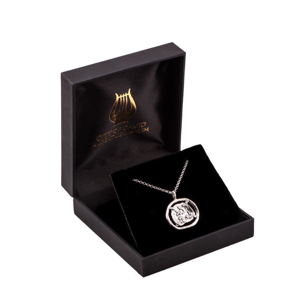 Pure for God Silver Coin Necklace