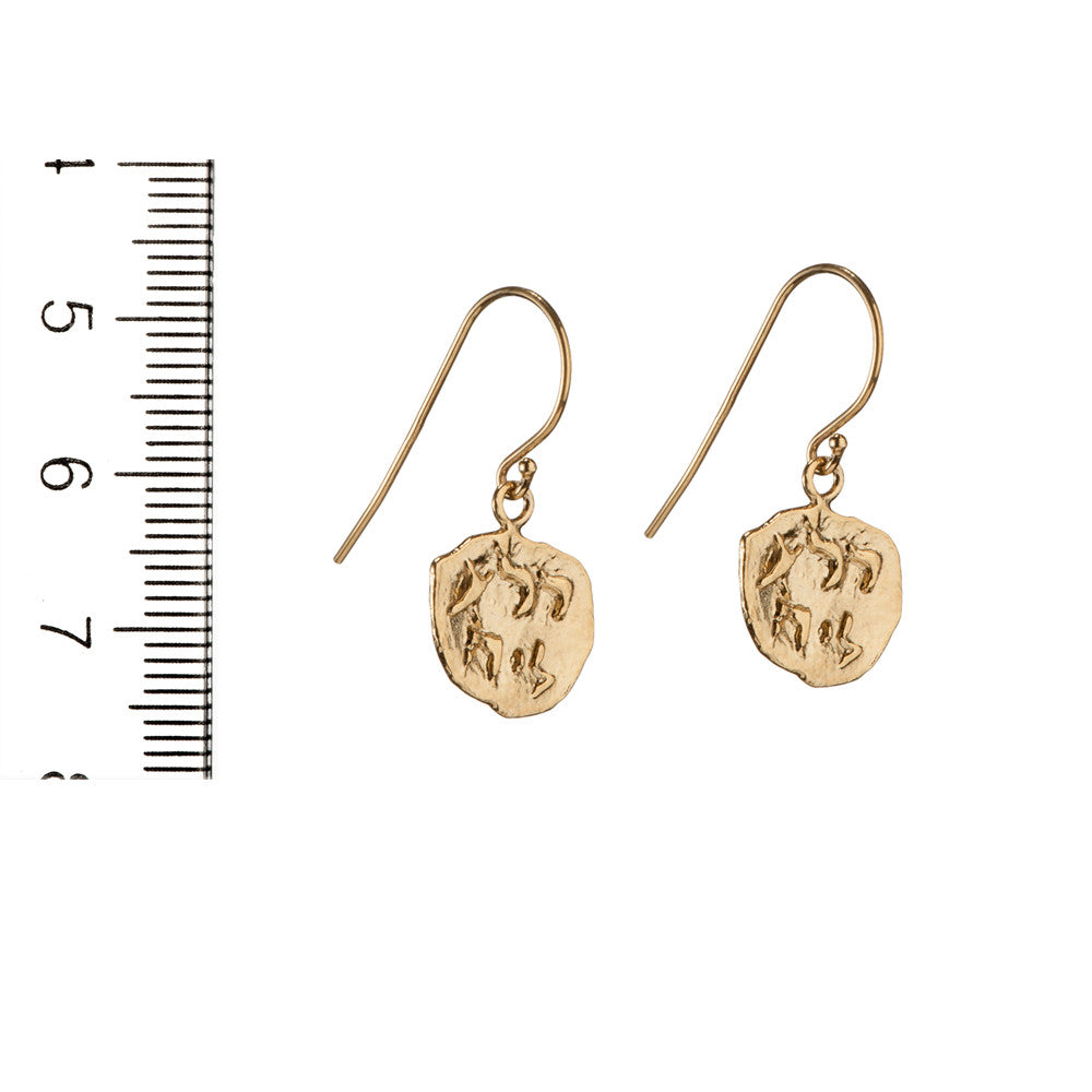 Pure for God Gold Plated Earrings