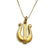 David's Harp 14K Gold Necklace