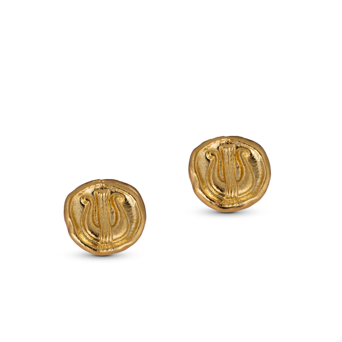 STUDS GOLD PLATED  DAVID HARP