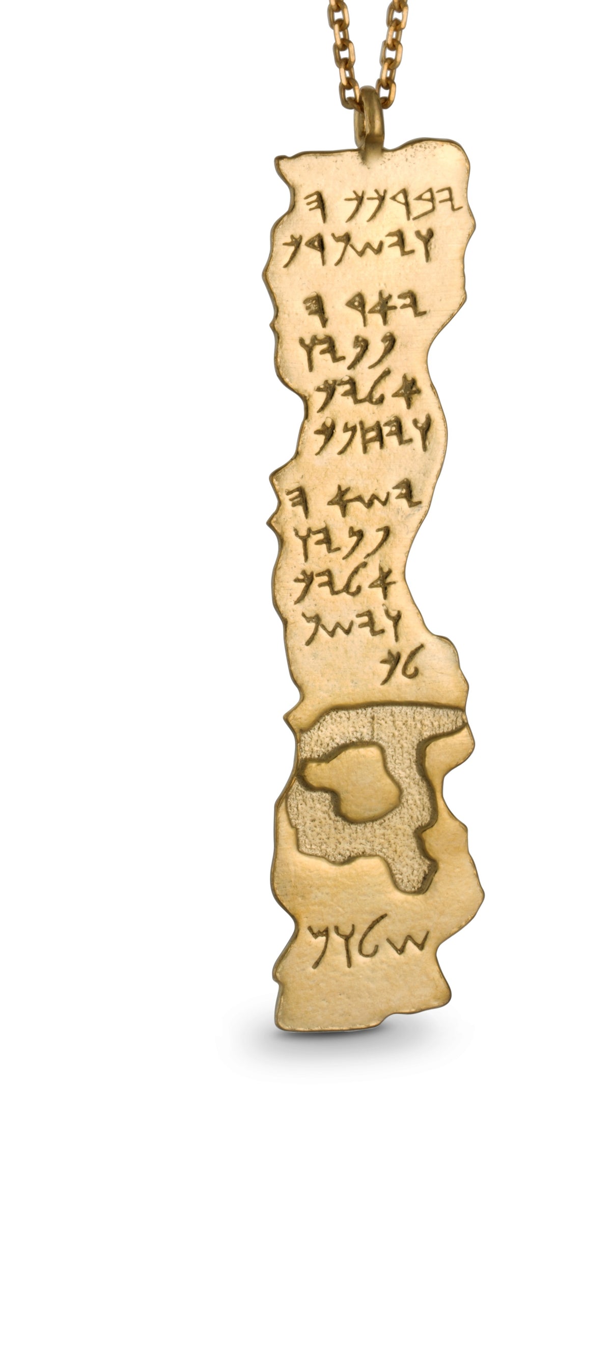 Double-Sided Priestly Blessing Sterling silver and gold plated  Necklace