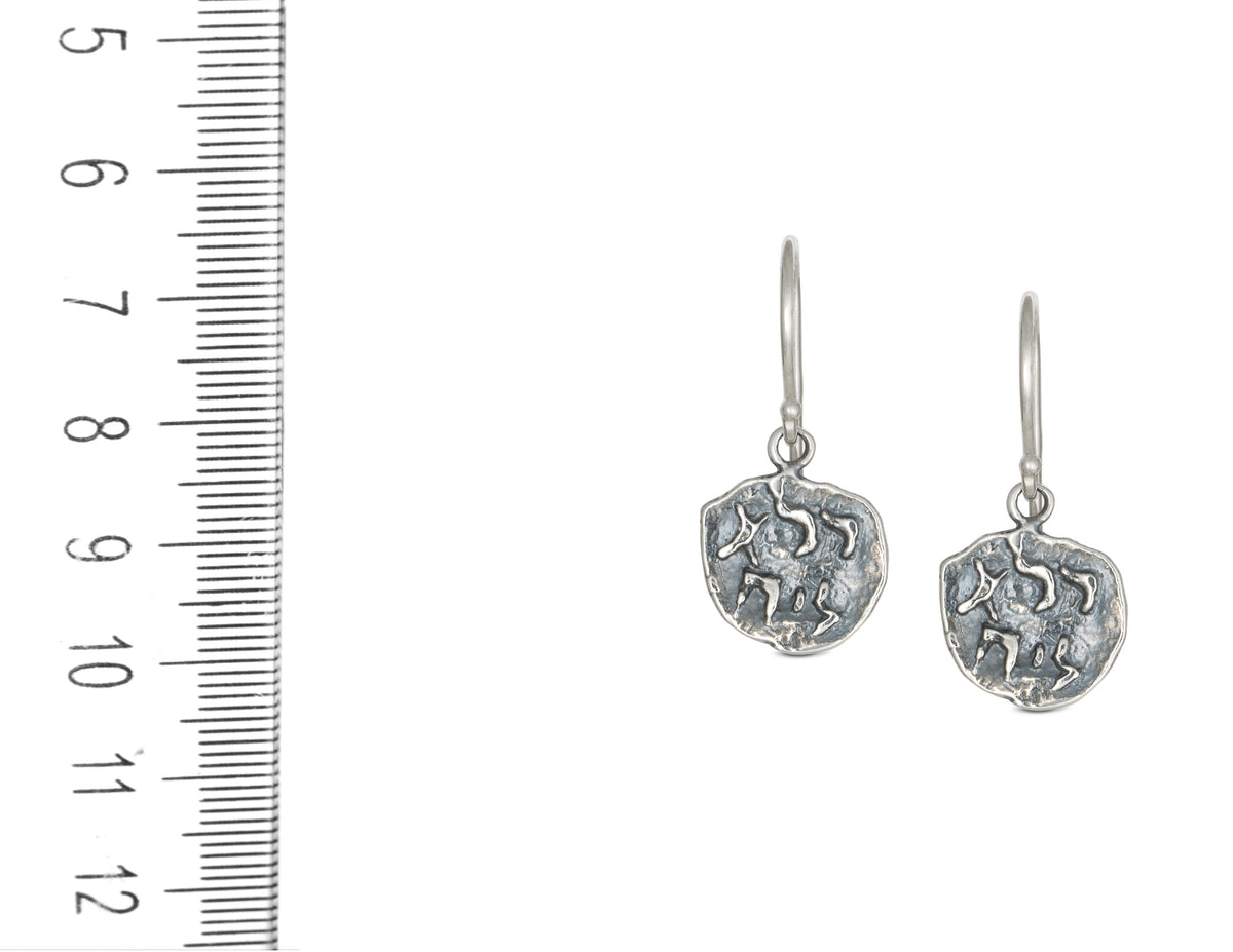 Pure for God Silver Earrings