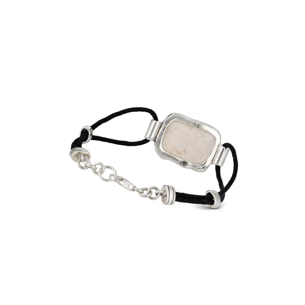 If I Forget Thee Silver Bracelet with Jerusalem stone